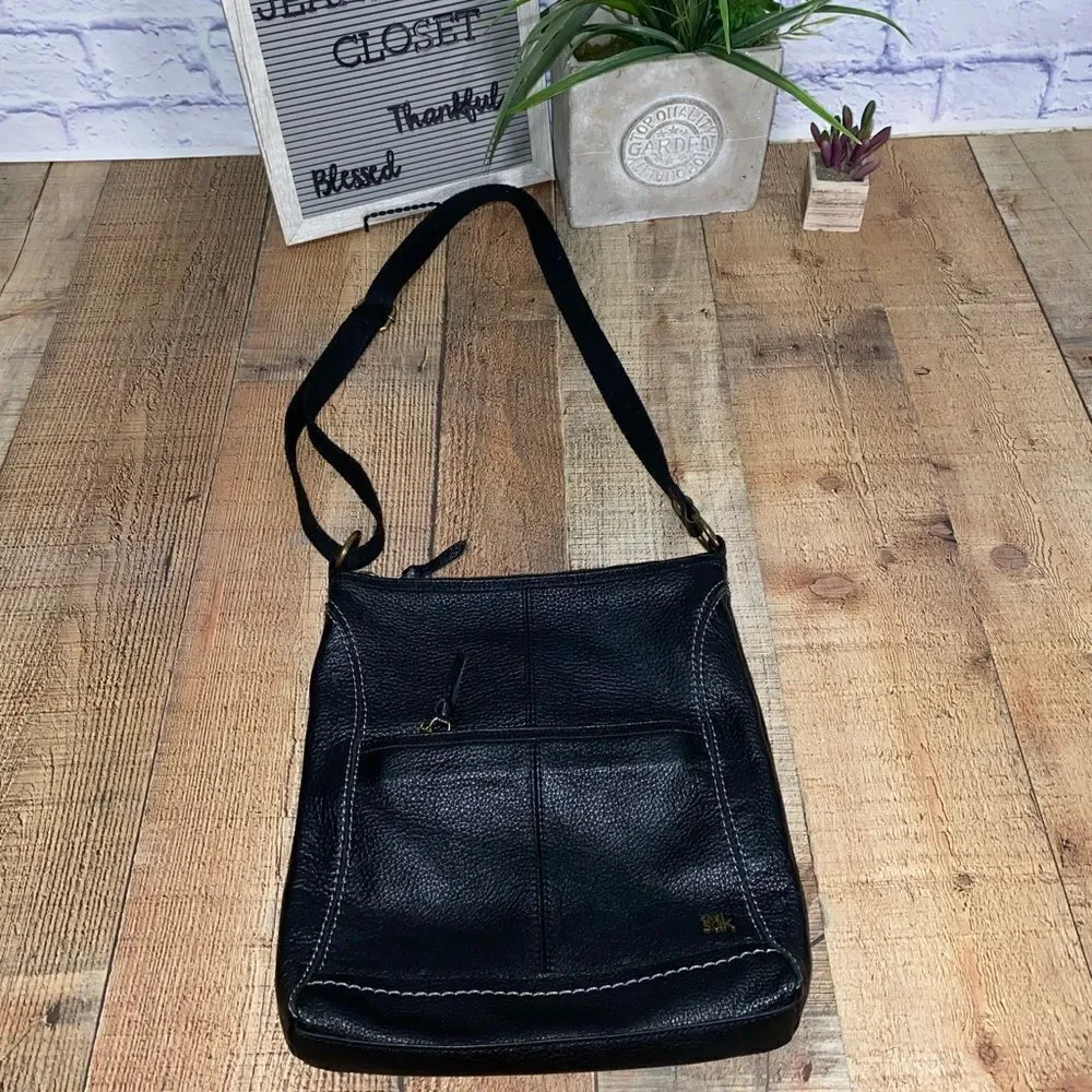THE SAK IRIS LEATHER CROSSBODY BAG